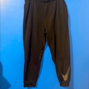 Black Nike Dri-fit Nike sweatpants/joggers